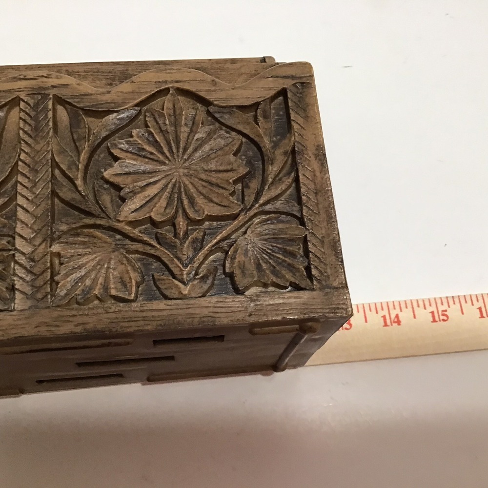 Vintage style Wood Desk Organizer Boho‎ Style Letter Holder Hang Or Sit - Picture 5 of 10